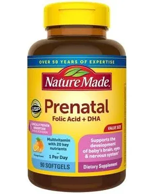 Nature Made Prenatal Multi + DHA