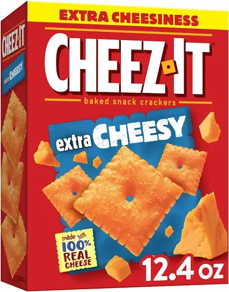 Cheez It Extra Cheesy Baked Snack Crackers