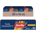 Barilla Whole Grain Thin Spaghetti Pasta, 16 Ounce -- 20 per case.