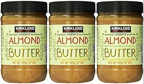 Kirkland Signature - Creamy Almond Butter, 27 Ounce - 3 Jars