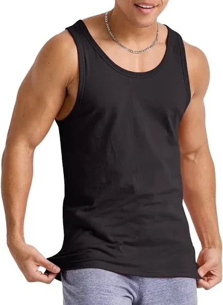 Hanes Men's Tank Top Sleeveless Shirt Tri-Blend Originals Lightweight sz