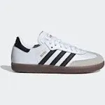 Adidas Youth Samba Soccer Shoes, White / 2.5