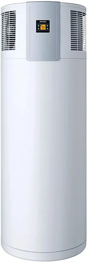 Stiebel Eltron 233059 Model Accelera 300 E Heat Pump Water Heater; 220/240VAC; 1700W; Easy-to-read LCD Display; 80 Gallons Capacity; 60 dB; For Indoor Use; 1" Water Inlet; 87 psi Operating Pressure