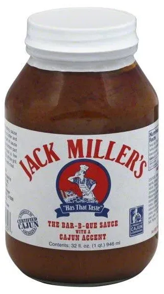 Jack Millers Bar-B-Que Sauce with a Cajun Accent