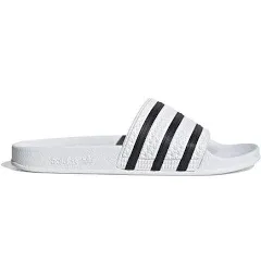 Adidas Adilette Aqua Slides - Black/White