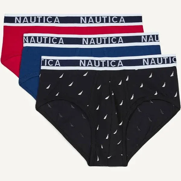 Nautica Men's Classic Cotton Stretch Multipack Briefs