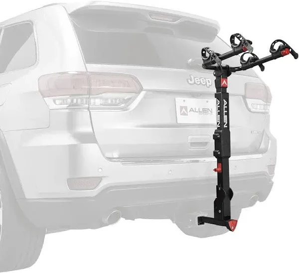 Allen Sports Premier Locking Quick Release 2-Bike Carrier for 2 in. & 1 4 in. Hitch