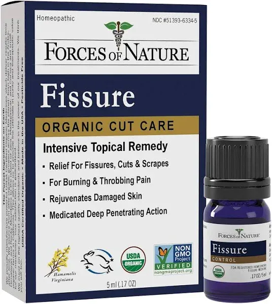 Forces of Nature Organic Fissure Control, 11 ml