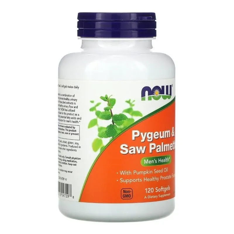 Now Foods Pygeum & Saw Palmetto - 120 Softgels