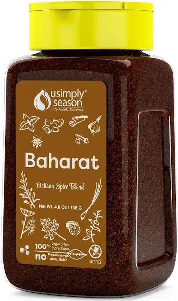 USimplySeason Baharat Spice (4.8oz) - Flavorful North African