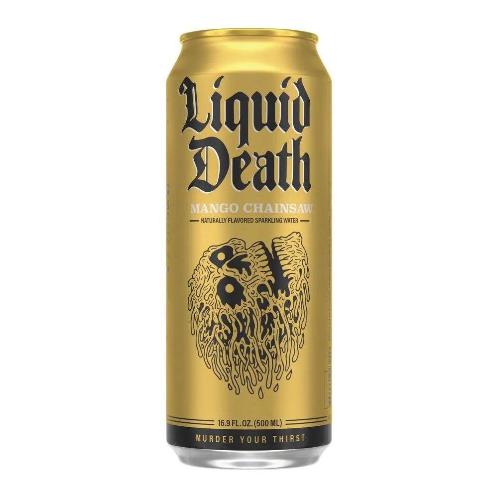 Liquid Death Mango Chainsaw Sparkling Water