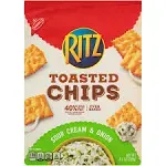 Ritz Toasted Chips - Sour Cream & Onion - 8.1oz