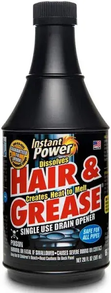 Instant Power® Hair and Grease Drain Opener - 67.7 oz.