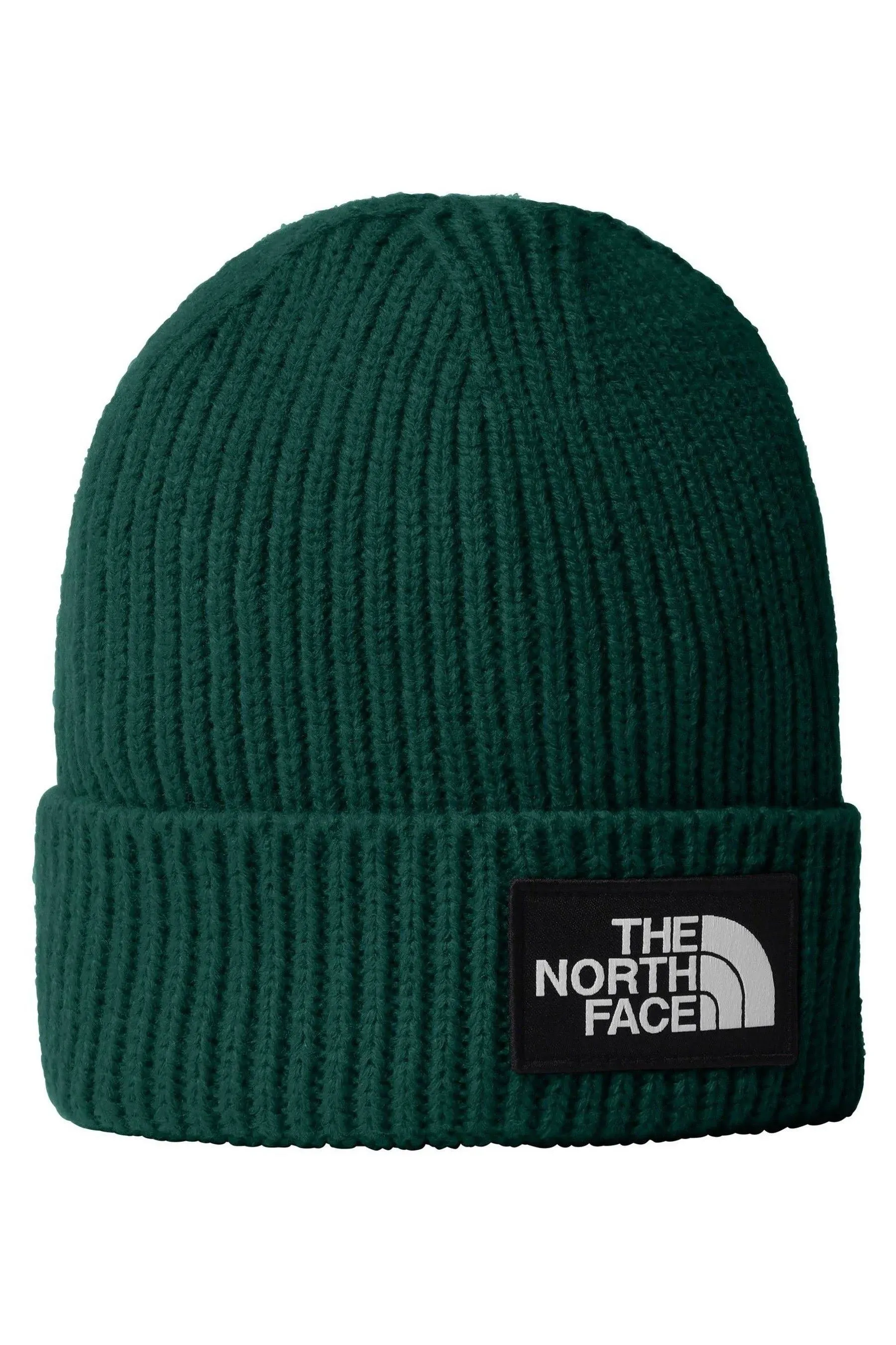 Salty brand-patch knitted beanie