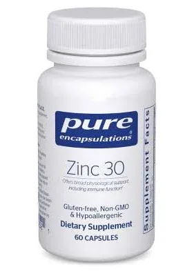 Zinc 30 Mg - Supplement for Immune System Support, Growth and Development, and W