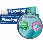 Fixodent Plus Denture Adhesive Cream, Scope Flavor - 2 oz