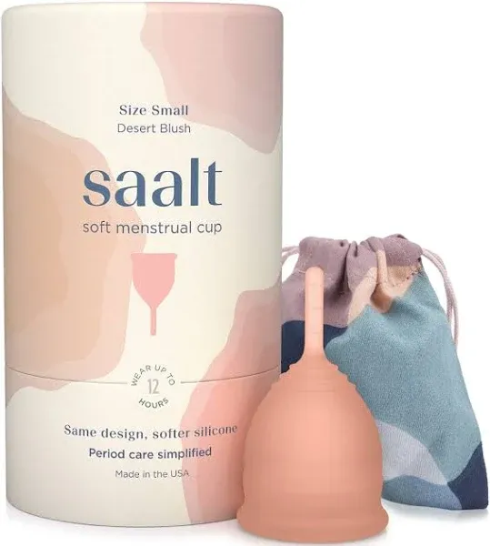 Saalt Soft Menstrual Cup - Grey - Regular