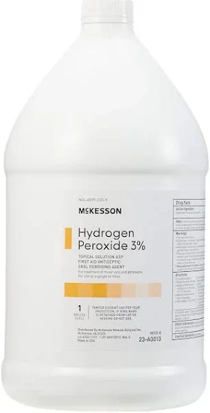 Mckesson - Hydrogen Peroxide - 1 Gal. Solution - Bottle - MCK