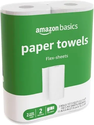 Amazon Basics Flex-Sheets Paper Towels