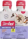 SlimFast Advanced Energy Caramel Latte Meal Replacement Shake (44 fl oz, 4 ct)