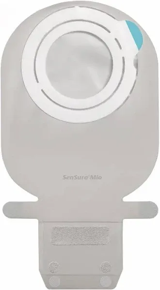 Ostomy Pouch SenSura Mio Flex EasiClose Two-Piece System 11 inch Length, Maxi Drainable, 10/Box, Coloplast 12272