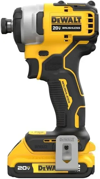 DeWALT174; ATOMIC 20V MAX Cordless Compact Impact Driver Kit W/2 Li-Ion