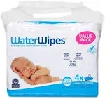 WaterWipes Sensitive Baby Wipes, 4 Packs of 60 Count (240 Count)