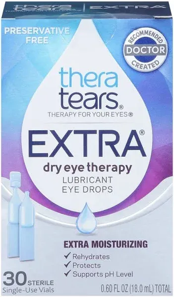 TheraTears Extra Dry Eye Therapy Lubricant Eye Drops  Exp.05/2025