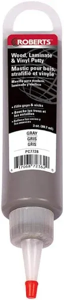 Roberts 3 oz. Gray Wood, Laminate and Vinyl Putty