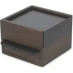 Umbra Mini Stowit Jewelry Box - Modern Keepsake Storage Organizer with Hidden Compartment Drawers