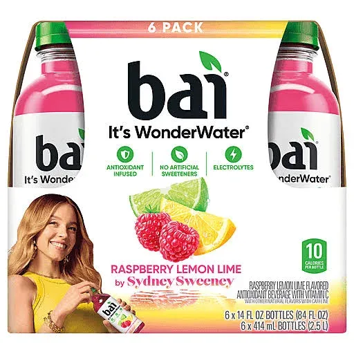 Bai Raspberry Lemon Lime 6 Pack - 14 fl. oz.