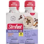 Slimfast Advanced Nutrition High Protein Meal Replacement Shake, Caramel Latte - 4 pack, 11 fl oz bottles