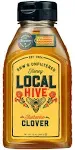 Local Hive Honey, Raw & Unfiltered, Authentic Clover - 12 oz