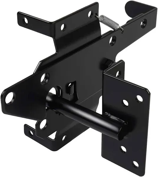 Self-Locking Gate Latch