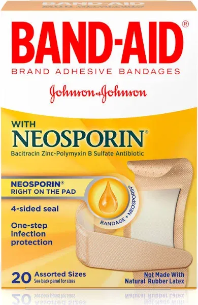 Band-Aid Antibiotic Adhesive Bandages