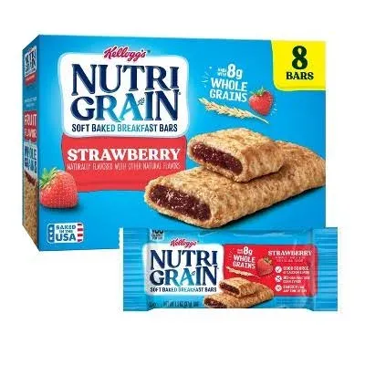 Nutri Grain Soft Baked Strawberry Breakfast Bars