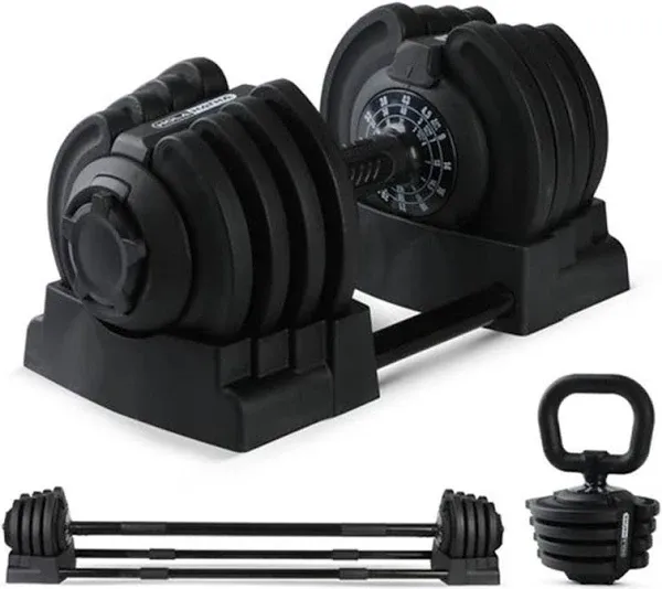 3-in-1 Multifunctional Adjustable Dumbbell Set