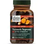 Gaia Herbs Turmeric Supreme, Extra Strength, Vegan Liquid Phyto-Caps - 120 capsules