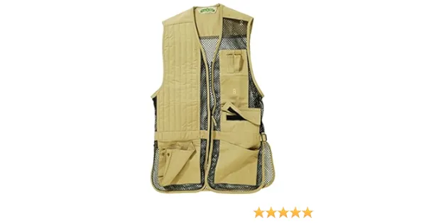 Bob Allen Full Mesh Shooting Vest Khaki Large