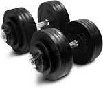 Yes4All Adjustable Dumbbell Set with Weight Plates, Star Lock Collars/Connec<wbr/>t...