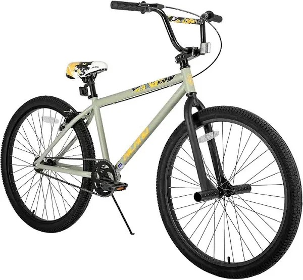 Hiland 24 26 inch BMX Bike for for Teen Bike and Adult 24 inch wheel Gray