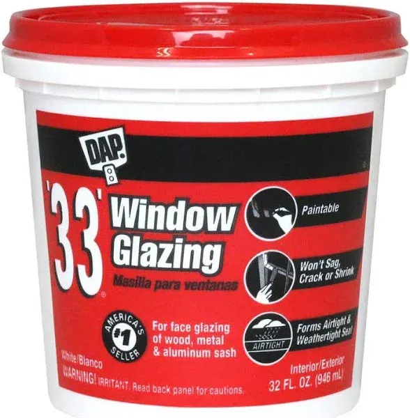 Dap White Glazing Compound