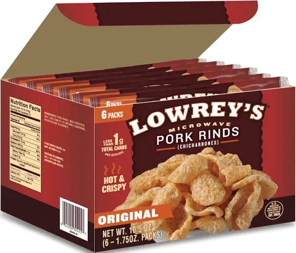 Lowrey's Bacon Curls Microwave Pork Rinds