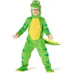 Kids Green T Rex Costume Boys Girls Dinosaur Jumpsuit 3 - 9 yrs Dino Halloween  | eBay