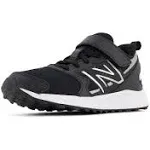 New Balance Kids Fresh Foam 650 Bungee Lace with Top Strap Black/Metallic Silver/White