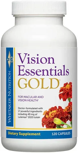 Dr. Whitaker Vision Essentials Gold - Eye Health Supplement with 40 mg of Lut...