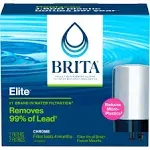 Brita Chrome Tap Water Faucet Replacement Filter 2 Pack