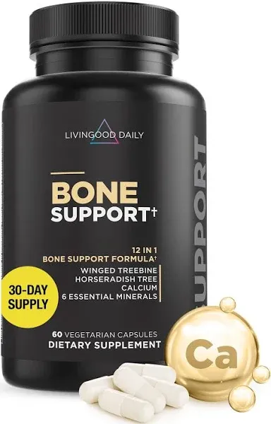 Livingood Daily Bone Support Cissus Quadrangularis Bone Density Supplements