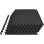 ProsourceFit Extra Thick Puzzle Exercise Mat 1 inch, EVA Foam Interlocking Tiles