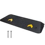 BENTISM Rubber Threshold Ramp Door Ramp 1&#034; Rise 33069 lbs Load Rubber Curb Ramp